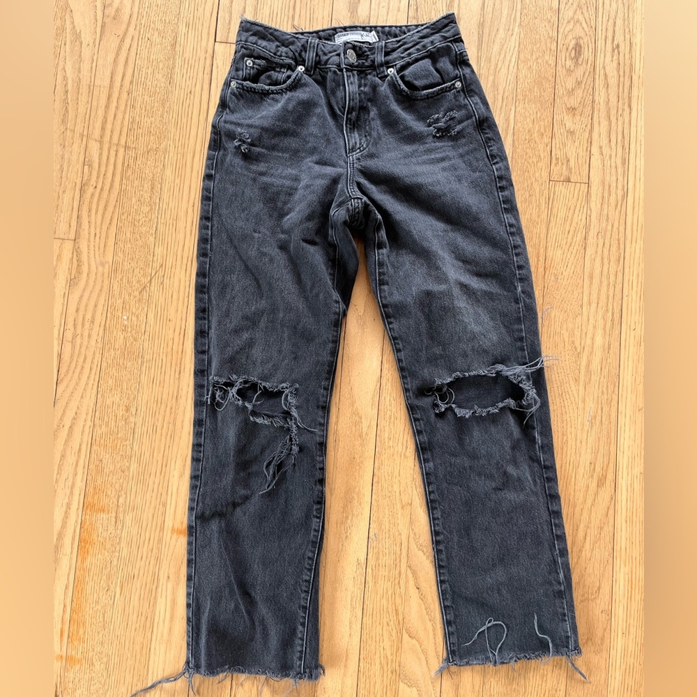 Black garage jeans, size 0/ size 24